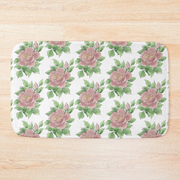 Item preview, Pink Watercolor Rose Illustration designed and sold by Danica Templeton.
