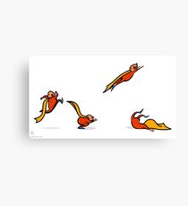 Superkid sequential art Canvas Print