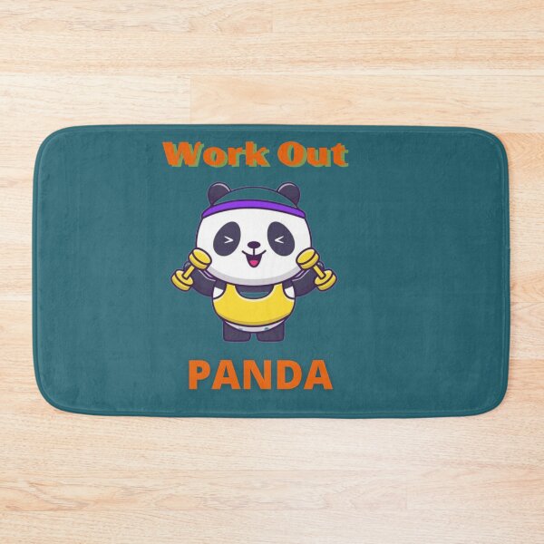Item preview, Hard working panda  workout designed and sold by Awesoam2002.