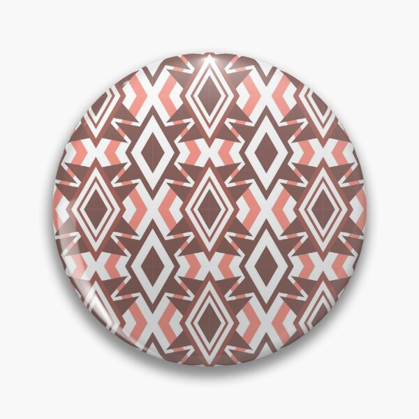 Item preview, ethnic pattern collection Geometric designs in vintage tones designed and sold by Digital-art-au.