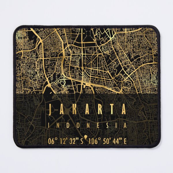 Item preview, JAKARTA MAP INDONESIA designed and sold by hatimelhag.