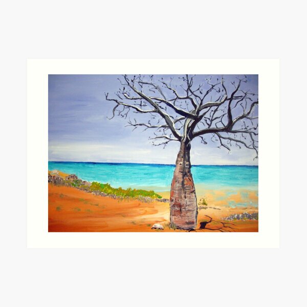 Broome Boab tree Art Print