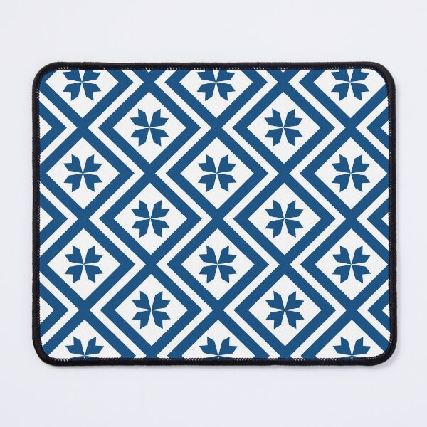 Item preview, Geometric Squares - Classic Blue designed and sold by NolkDesign.