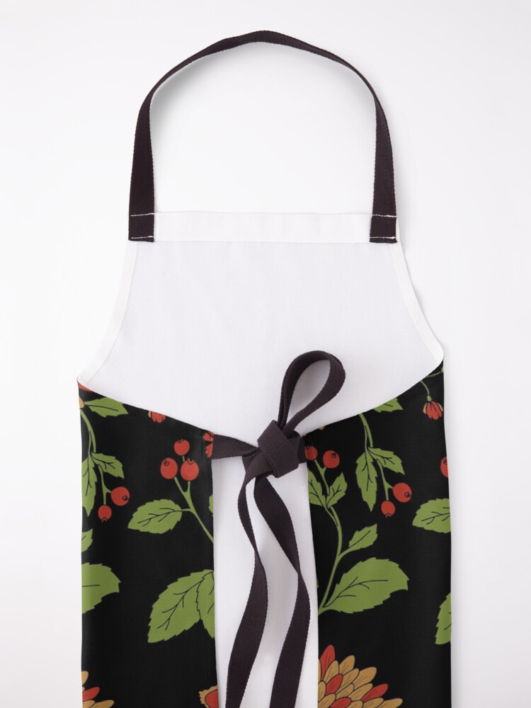 Alternate view of Midnight Floral Apron