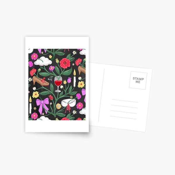 Surreal Floral Postcard
