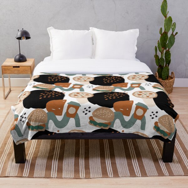Item preview, Abstract Fast Food Pattern designed and sold by PatternTale.