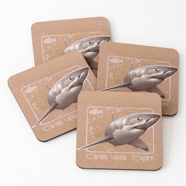 Item preview, Great White Shark designed and sold by LoisaArt.