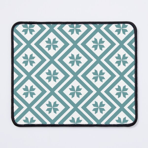 Item preview, Geometric Squares - Dusty Turquoise designed and sold by NolkDesign.