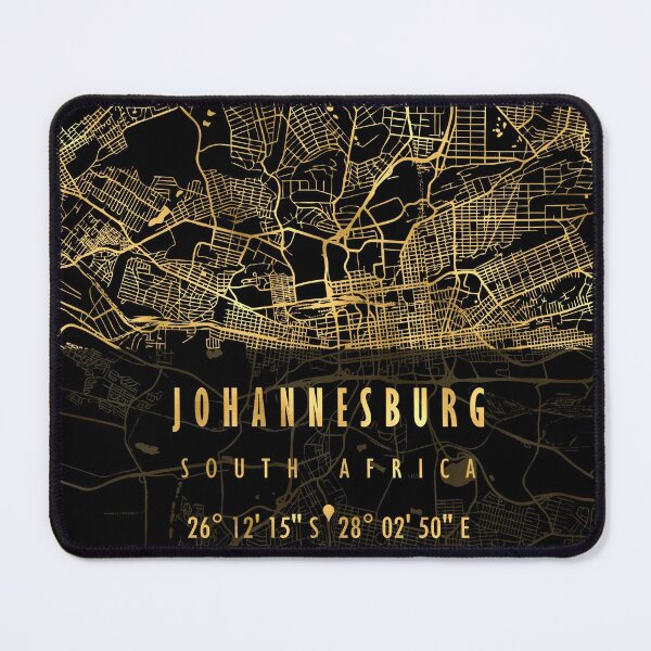 Item preview, JOHANNESBURG MAP SOUTH AFRICA designed and sold by hatimelhag.