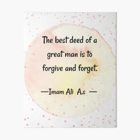 Imam Ali Quotes Islamic Quotes It Is Enough For Your Own Discipline That Art Board Print By Quoteology101 Redbubble