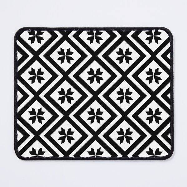 Item preview, Geometric Squares - Black + White designed and sold by NolkDesign.