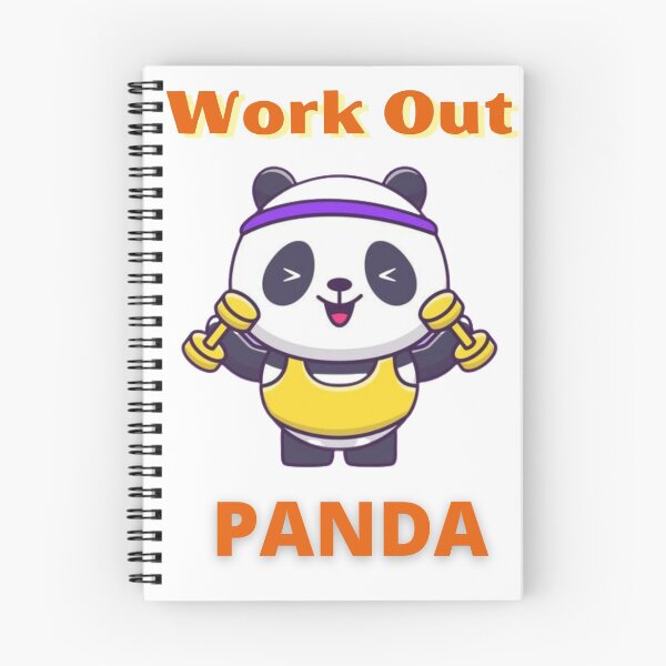 Item preview, Hard working panda  workout designed and sold by Awesoam2002.