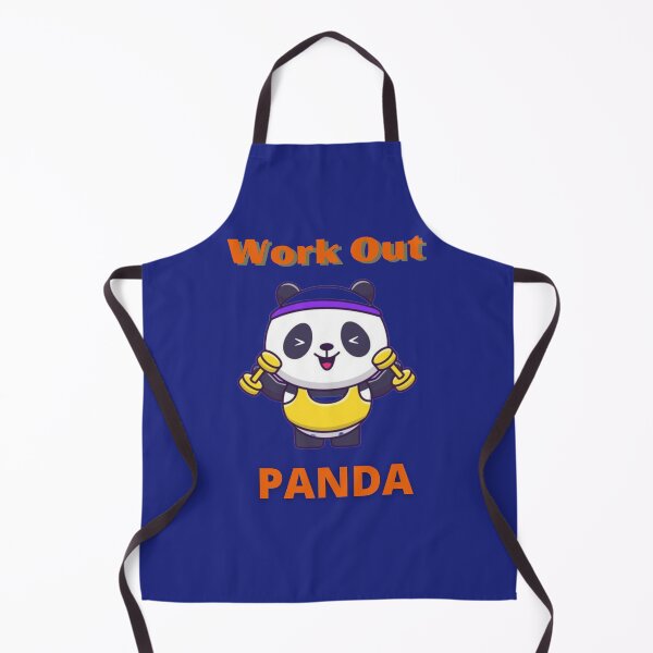 Item preview, Hard working panda workout designed and sold by Awesoam2002.