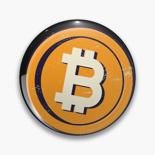 Item preview, Bitcoin (BTC) Logo Retro Distressed Poster designed and sold by MadMando.