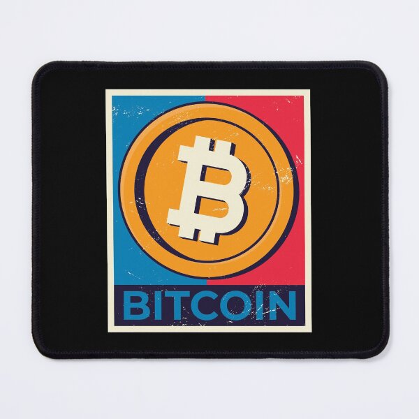 Item preview, Bitcoin (BTC) Logo Retro Distressed Poster designed and sold by MadMando.