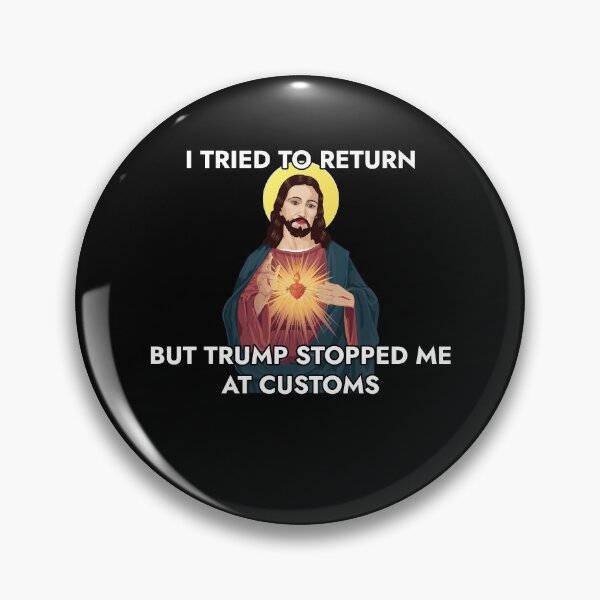 Item preview, Anti Trump Pro Immigrant Jesus Meme Immigration  designed and sold by The Junto Shop.