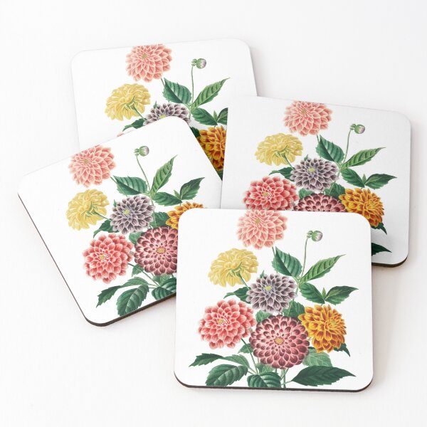 Item preview, Colorful Dahlia Flower Banquet designed and sold by JoyforU.