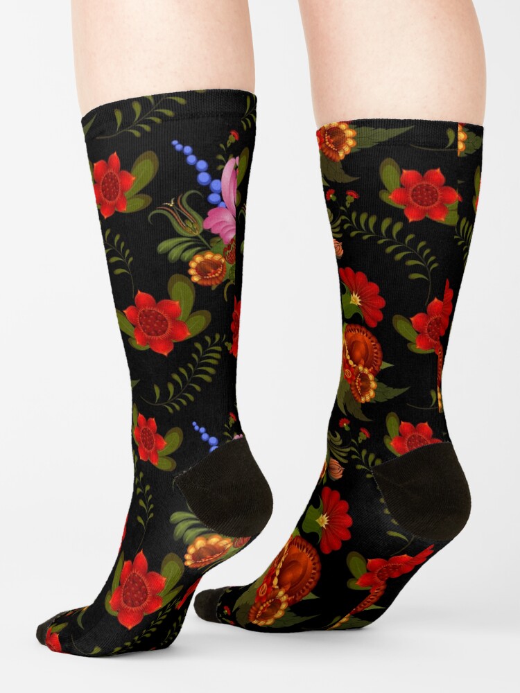 Alternate view of Midnight Floral Socks