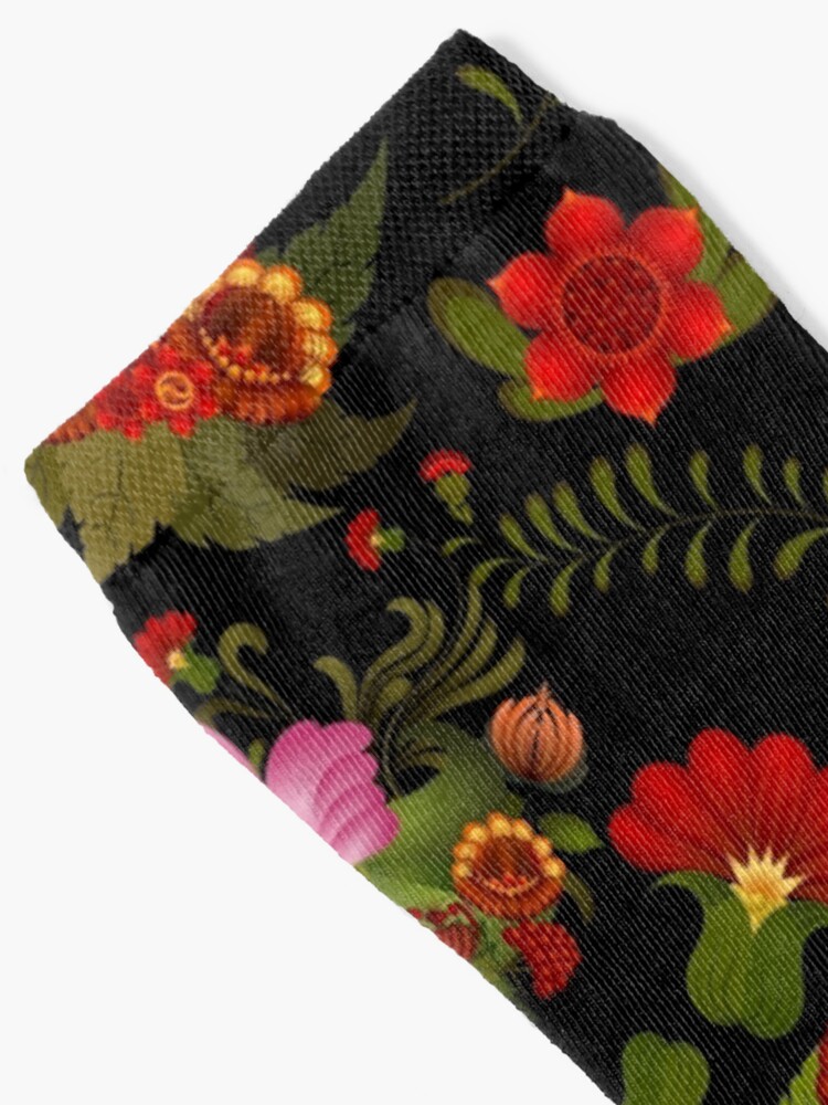Alternate view of Midnight Floral Socks