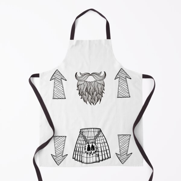 Item preview, Up There Beard, Down There Kilt designed and sold by Braw-Merch.