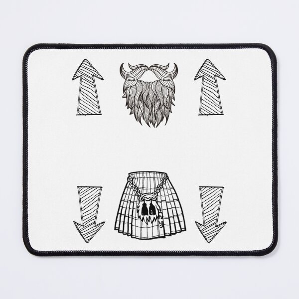Item preview, Up There Beard, Down There Kilt designed and sold by Braw-Merch.