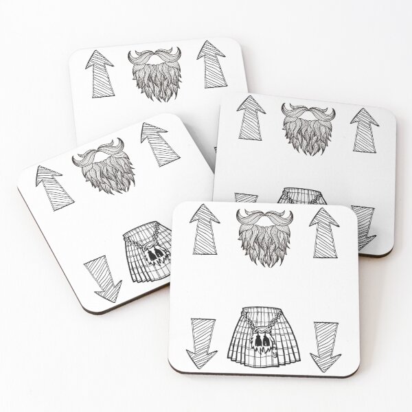 Item preview, Up There Beard, Down There Kilt designed and sold by Braw-Merch.