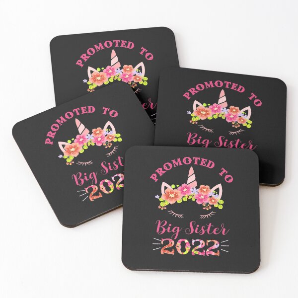 Item preview, Promoted to Big Sister 2022 Unicorn Shirt for Girls designed and sold by httdesign.