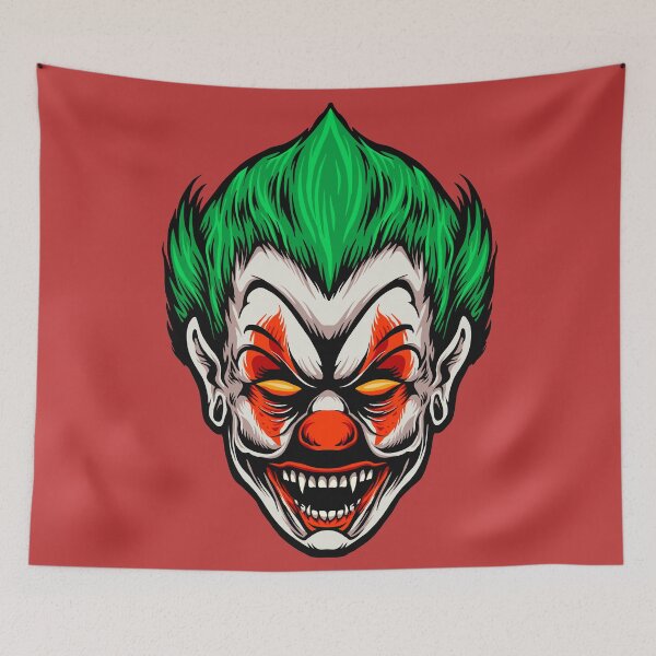 Item preview, Creepy Joker Clown designed and sold by SLAG-Creative.