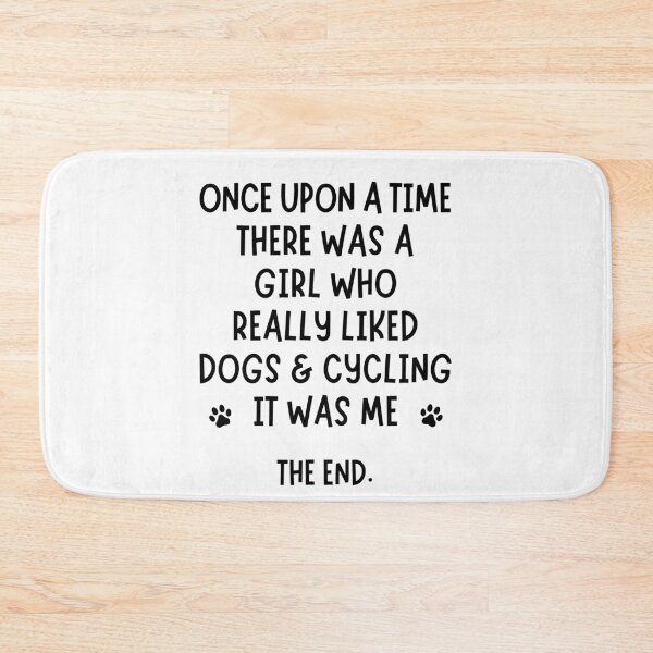 Item preview, A girl who really liked Cycling and Dogs. designed and sold by TheGreenGoat.