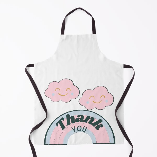 Item preview, Cute Pink Rainbow Cloud Thank You designed and sold by Rainbows Rock.