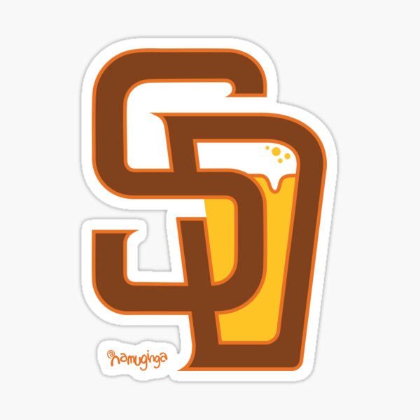 San Diego Baseball & Beer Sticker