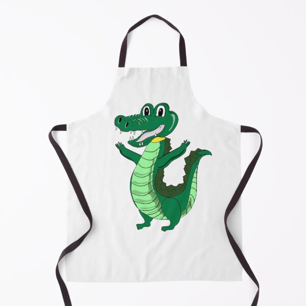 Item preview, Funny cartoon crocodile - city of Nîmes Gard France designed and sold by Joie-et-Poesie.