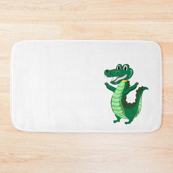 Item preview, Funny cartoon crocodile - city of Nîmes Gard France designed and sold by Joie-et-Poesie.