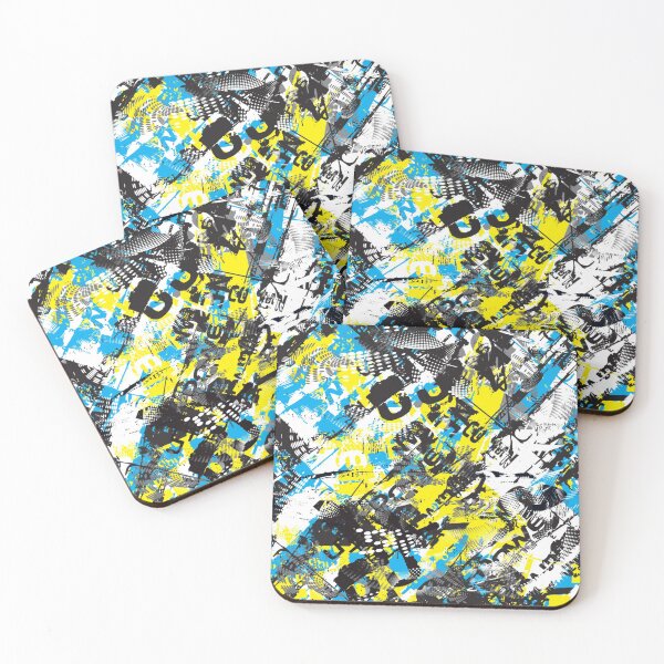 Item preview, Abstract seamless chaotic pattern with urban geometric elements designed and sold by TeeFashionShop.
