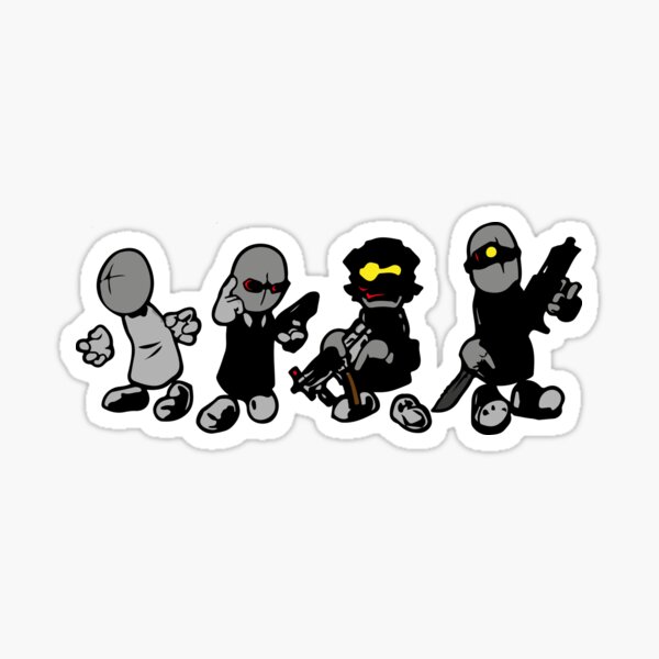Madness Combat Grunting Sticker - Madness Combat Grunting Mac10 - Discover  & Share GIFs