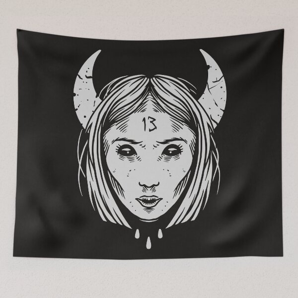 Item preview, Demon Girl Illustration designed and sold by SLAG-Creative.