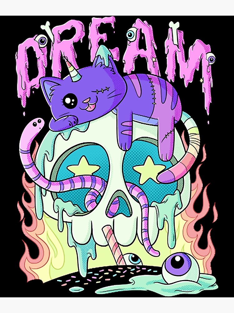 Purple Gothic Caticorn Cute Caticorn T-Shirt Purple Gothic Caticorn Cute Caticorn T-Shirt
