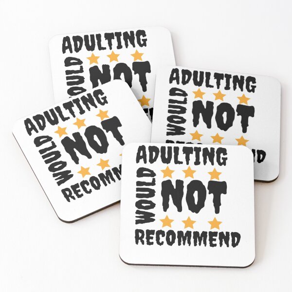 Item preview, Adulting Would Not Recommend Classic T-Shirt designed and sold by Bright-Store.