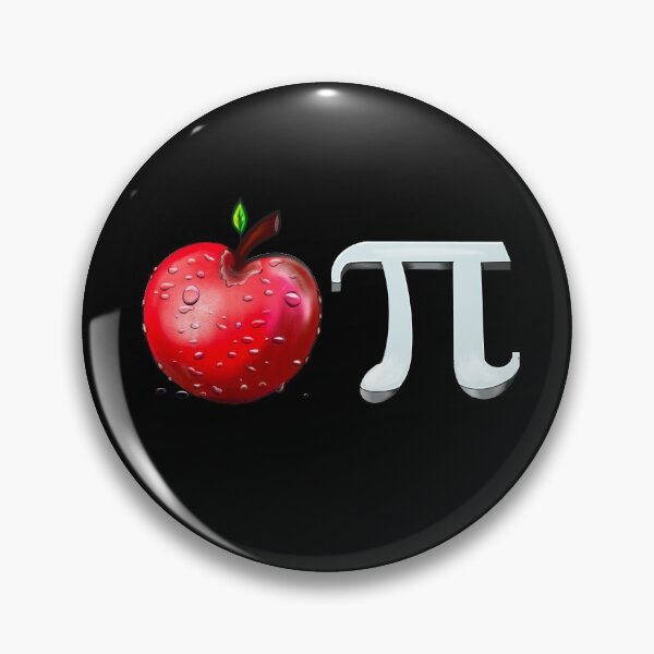Item preview, Apple Pi - physics mathematics humor humour pun. Mathematical constant pi in 3d designed and sold by Artonmytee.
