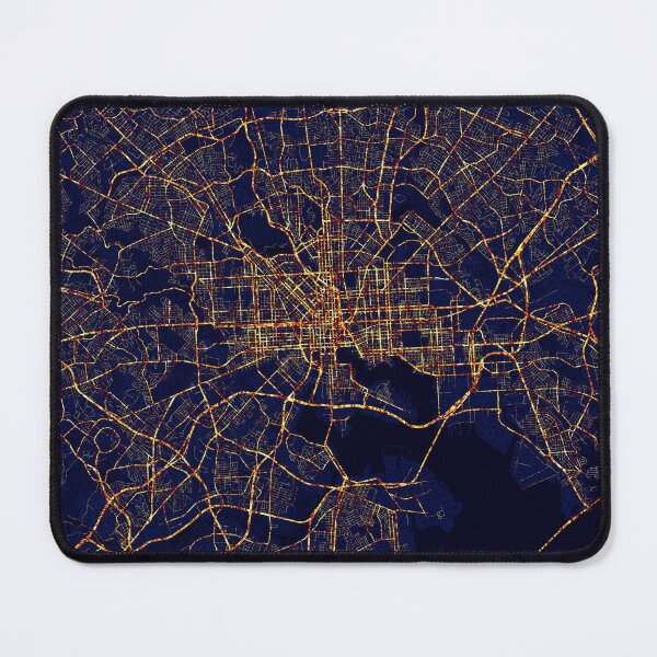 Item preview, Baltimore, Maryland, USA Map City At Night designed and sold by deMAP.