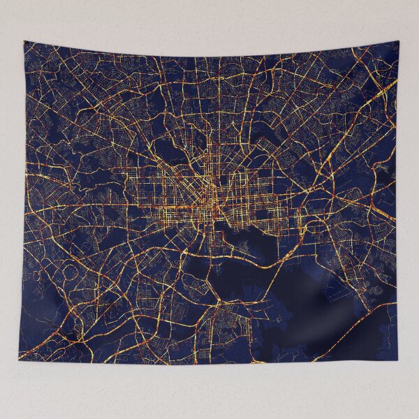 Item preview, Baltimore, Maryland, USA Map City At Night designed and sold by deMAP.