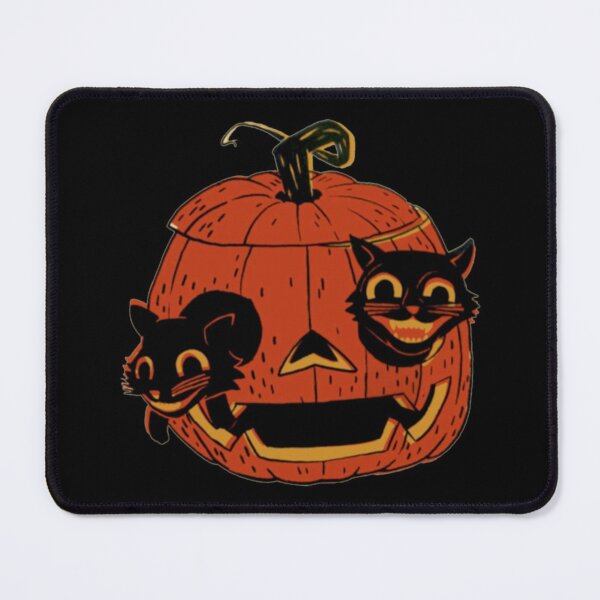 Item preview, Vintage Halloween Black Cats - Scaredy Cat designed and sold by Epitome Girl.