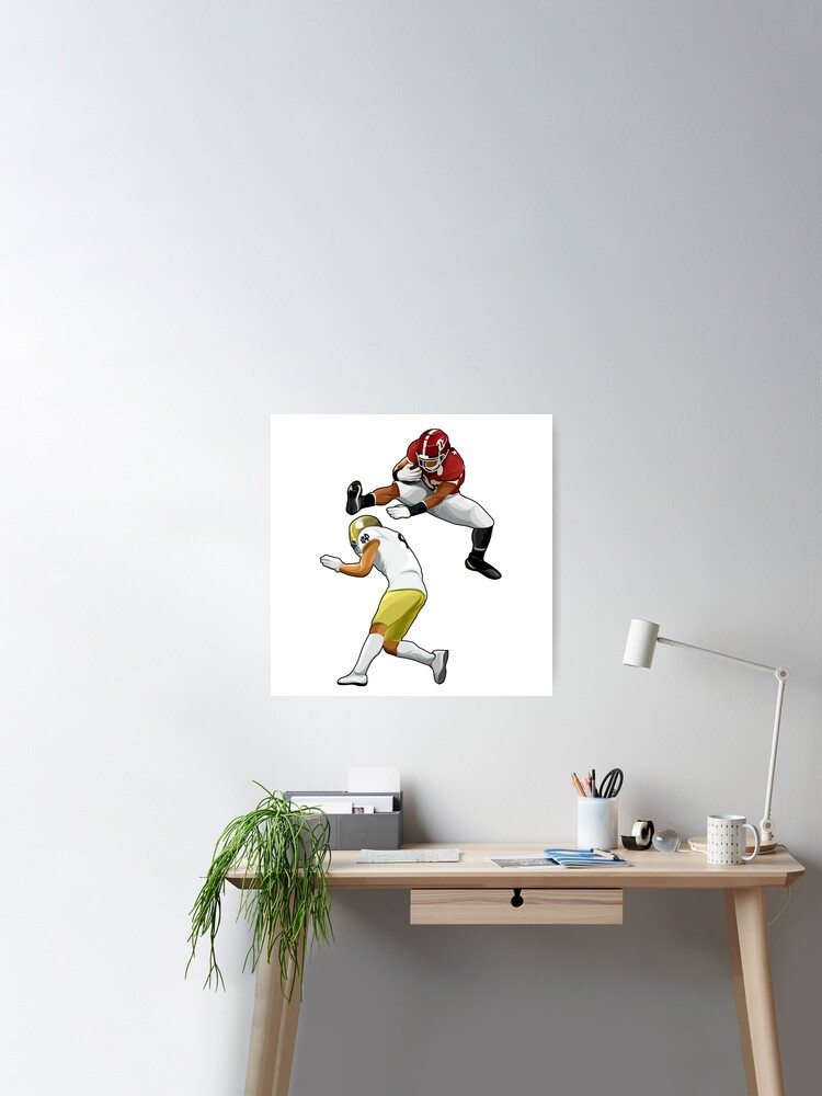 Najee Harris Football Paper Poster Steelers 3 - Najee Harris - Posters and  Art Prints