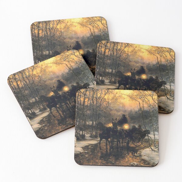 Item preview, Journey in a Carriage Wyjazd powozem - Alfred Wierusz-Kowalski  designed and sold by Vintage Designs +.