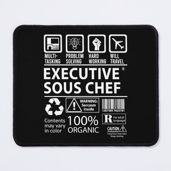 Item preview, Executive Sous Chef T Shirt - Multitasking Job Gift Item Tee designed and sold by allahamher.