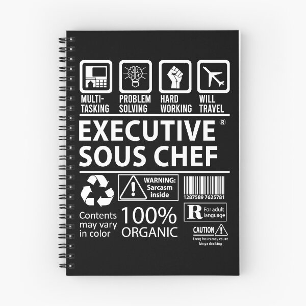 Artikelvorschau, Executive Sous Chef T-Shirt - Multitasking Job Geschenkartikel Tee entworfen und verkauft von allahamher.