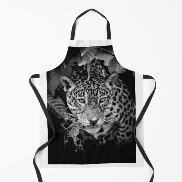 Item preview, Leopard - beautiful African leopard in black and white designed and sold by Hanger52.