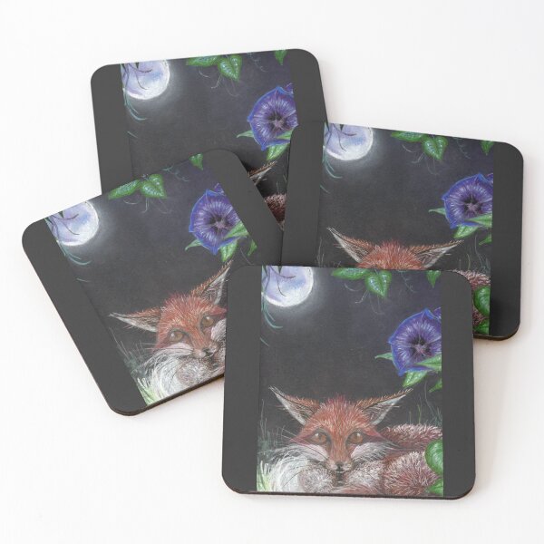 Item preview, Fox and Moon designed and sold by KellieJoanArt.