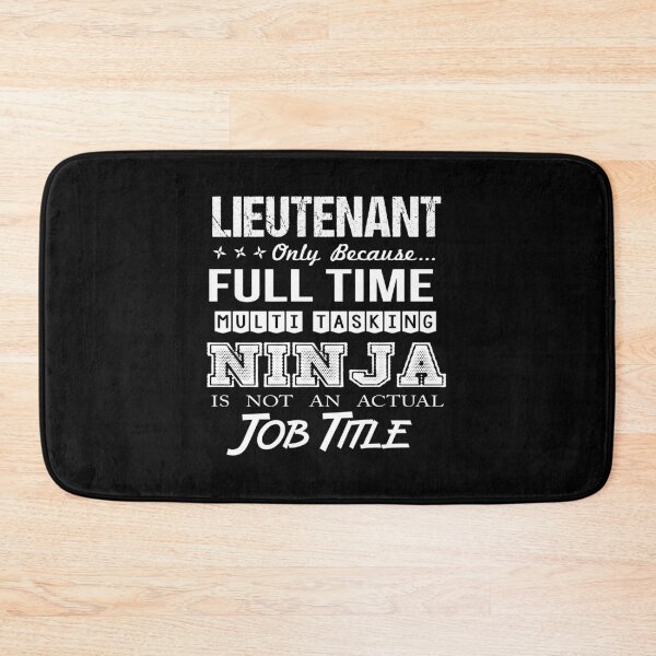 Item preview, Lieutenant T Shirt - Multitasking Ninja Job Gift Item Tee designed and sold by hinettiker.