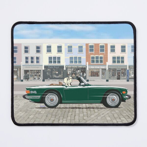 Item preview, British Racing Green color late spec TR6 – the Classic British Sports Car designed and sold by Bigs66.